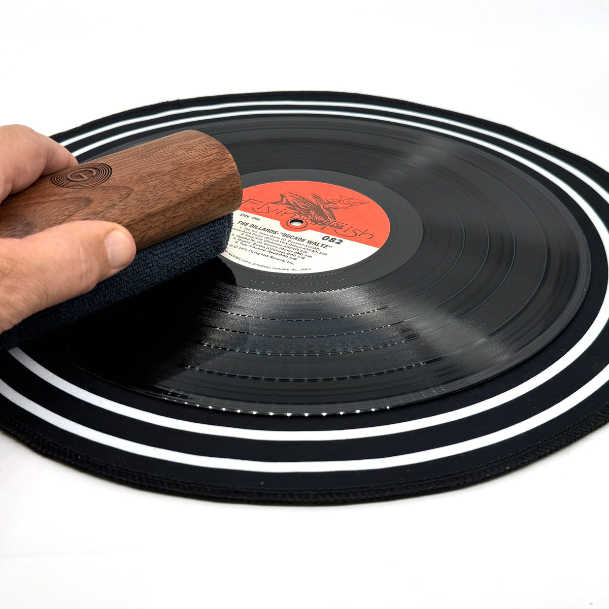 Tapis de nettoyage de disques Big 'G' deux épaisseurs, 16 de diamètre