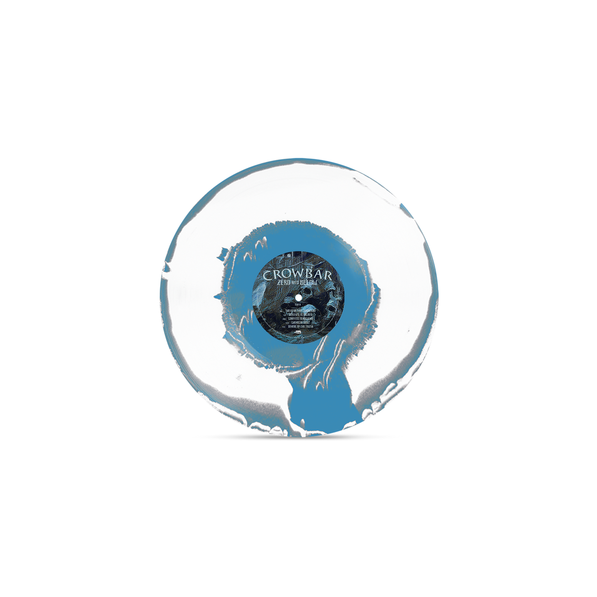 Crowbar - Zero And Below B-Side Face B Vinyle Bleu Ciel, Gris & Blanc [Bleu Ciel, Gris & Blanc]