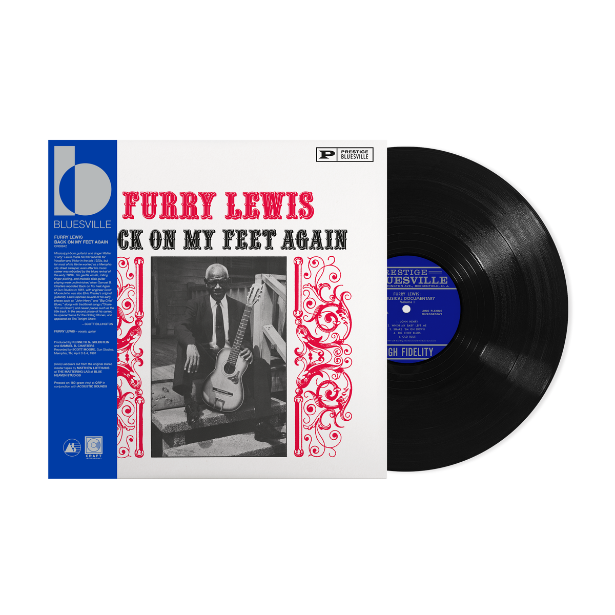 Furry Lewis - Back On My Feet Again (Série Bluesville)