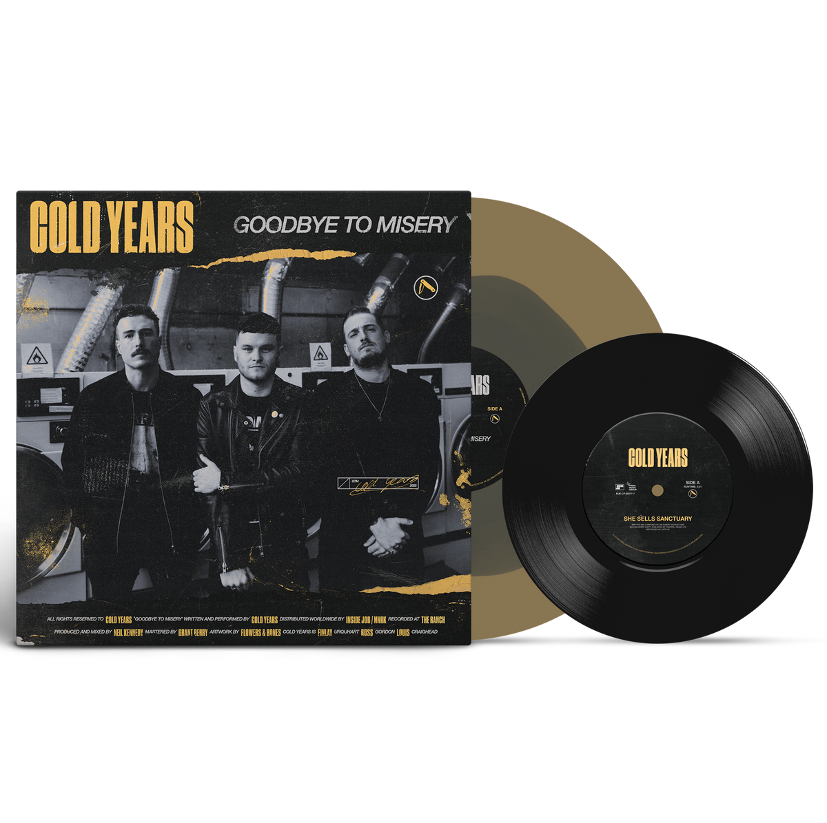 Cold Years - Goodbye To Misery [Or & Noir avec 7 pouces]
