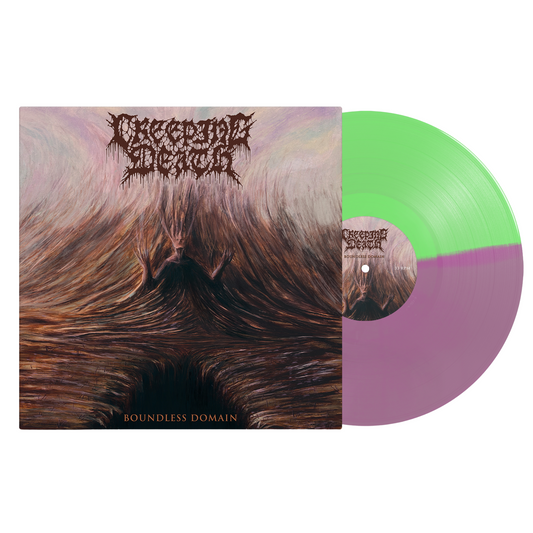 Creeping Death - Boundless Domain Vinyle moitié/moitié [violet et vert]