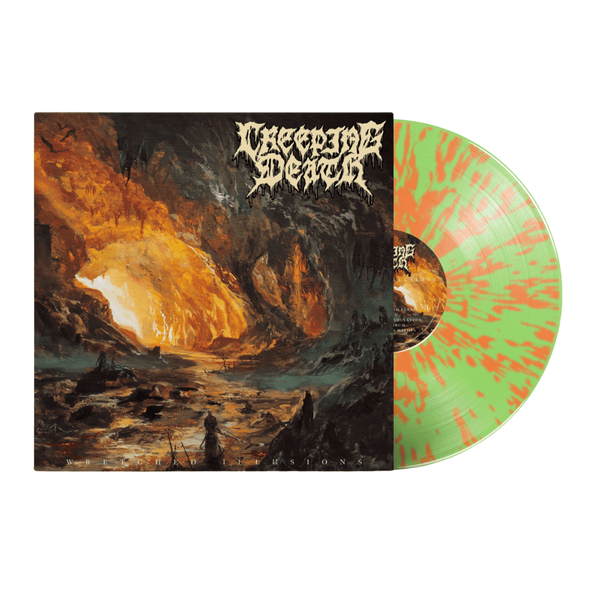 Creeping Death - Wretched Illusions [Raisin Galaxie Translucide & Glace Noire]