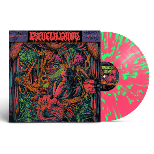Escuela Grind - Memory Theater [Éclaboussures rose vif et vert printemps]