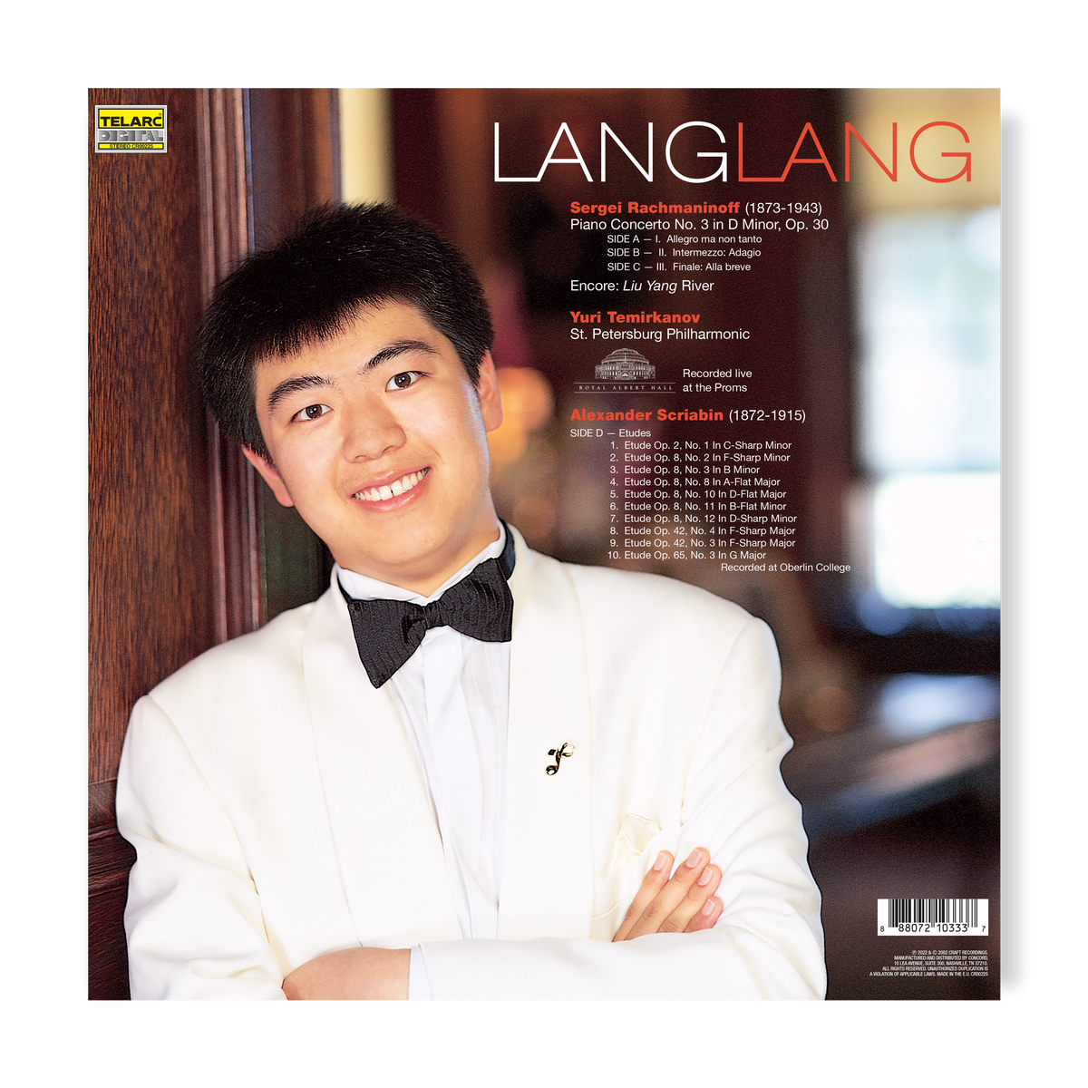 Lang Lang - Rachmaninov : Concerto pour piano n° 3 en ré mineur, op. 30 / Scriabine : Études [2 LP]