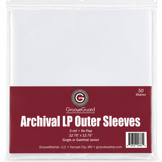 GrooveGuard : pochettes extérieures d'archivage pour 33T (50)