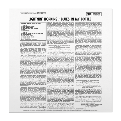 Lightnin’ Hopkins - Blues In My Bottle (Série Bluesville)