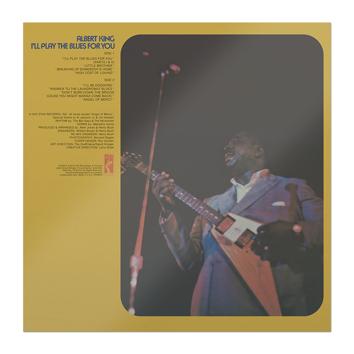 Albert King - I'll Play the Blues For You (Bluesville Series)