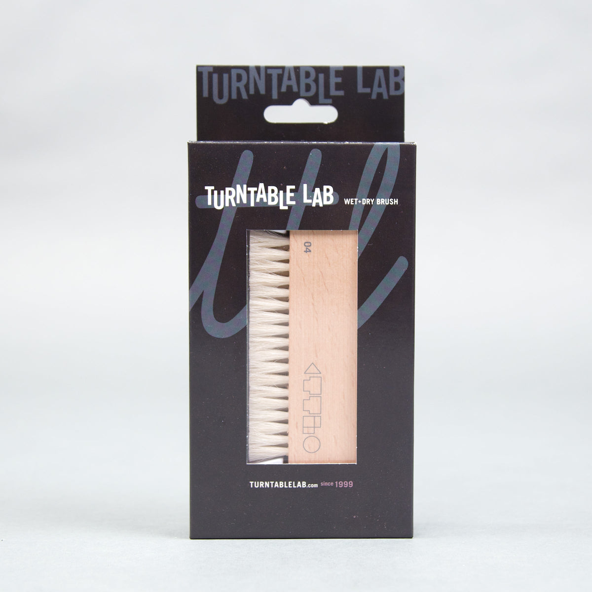 Brosse pour disques vinyles en poils de chèvre (usage sec et humide)